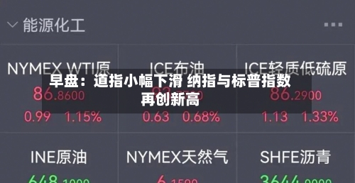 早盘：道指小幅下滑 纳指与标普指数再创新高