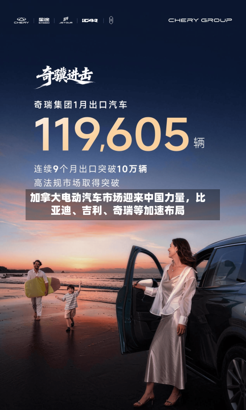 加拿大电动汽车市场迎来中国力量，比亚迪、吉利、奇瑞等加速布局