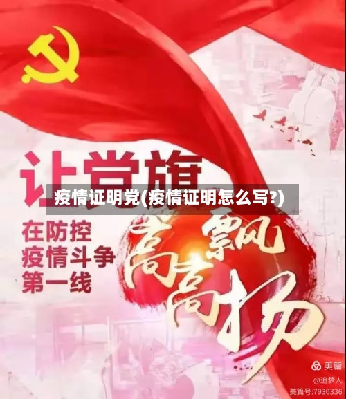 疫情证明党(疫情证明怎么写?)