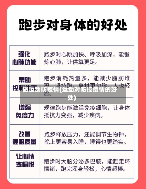 做运动防疫情(运动对防控疫情的好处)