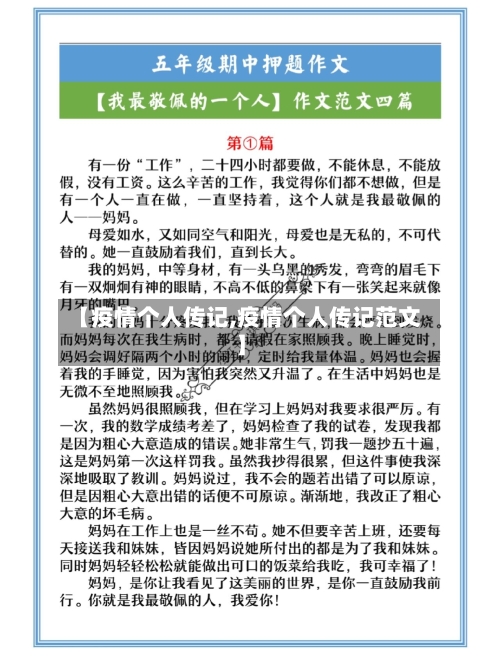 【疫情个人传记,疫情个人传记范文】